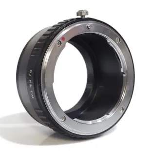 【RJ】尼康F鏡頭接上Canon佳能EOS-M相機的鏡頭轉接環F-EOS-M(F轉EOS-M F轉EF-M F-EF-M轉接器)
