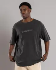 [Silent Theory] Silent Theory Men's Faded Waffle T-Shirt in Washed Black Size XL XL Washed Black