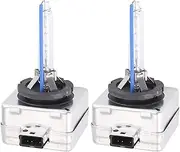Aswalling 2PCS D1C D1S D1R 8000K Ice Blue HID Xenon Car Headlight 35W High Low Beam Light Bulbs for