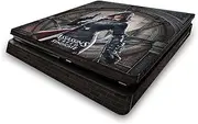 Official Assassin's Creed Evie Frye Syndicate Graphics Vinyl Sticker Gaming Skin Decal Cover Compatible with Sony Playstation 4 PS4 Slim Console