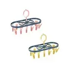 Windproof Folding Drying Rack Swing Drying Rack Balcony Tool Pants Sock