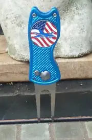 Patriot's USA Ball Marker & Metal Divot Tool - Value & Quality Tool