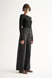 Elise Top Black Size 14 | Elka Collective