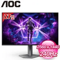 在飛比找AUTOBUY購物中心優惠-AOC AG276QZD 27型 OLED 2K 240Hz