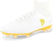 [KALON] Mens Microfibre Football Boots with Socks for Natural Grass & Artificial Grass Football Boots