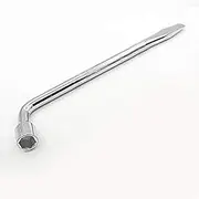TopHomer 21MM Chrome Vanadium Steel L Type Wheel Nut Wrench Hex Key Socket Wrench Ideal for Car Repair