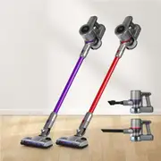 Devanti Handheld Vacuum Cleaner Cordless Bagless Stick Handstick Car Vac 2-Speed Purple and Grey