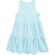 Tucker + Tate Kids' Tiered Dress in Green Yucca Simple Butterflies at Nordstrom, Size 3