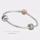 Authentic Pandora Silver PANDORA Rose Iconic Bracelet Gift Set 7.9" B800539-20