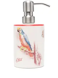 在飛比找Farfetch優惠-parrot-print ceramic soap disp