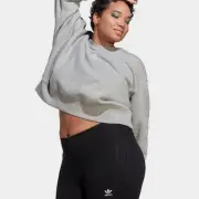 Adidas Originals Essentials Women's Size 3X Plus Size Sweatshirt Gray #497