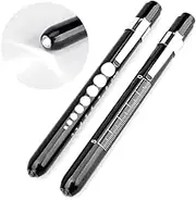MedStudent AU | LED Medical Pen Light with Pupil Gauge & Clip | Perfect for Doctors, Nurses, & Medical Students | First Aid Pocket Torch for Clinical Use, OSCE Exams, and Nursing Practice