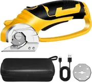 FOHOA Electric Scissors,4V Rechargeable Cardboard Box Cutter Heavy Duty Fabric Scissor