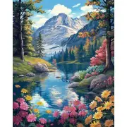 Painting Kit for Adults on Canvas - Natural Landscape Adult Painting Kits, DIY