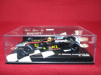 1:43 Scale Alex Yoong 2002 KL Minardi Asiatech PS 02 F1 Minichamps Formula 1