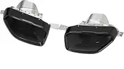 1 Pair Car Accessories Muffler Compatible For BMW 3-Series G20 G21 320i 325i 330i M340i 2019-2020 Exhaust Tips Tail Tip(Black)