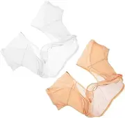 2pcs Sweat-absorbent Vest Tank Tops Shirt Sweat Pads Underarm Shields Armpit Sweat Pads Sweats Guard Female Underarm Vest Ladies Sweat Vest Breathable Underarm Sweat Vest Nylon Beavorty