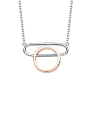 Genevive Two-Tone Necklace