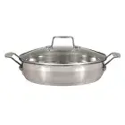 100% Genuine! SCANPAN Impact 28cm Chef Pan 18/10 Stainless Steel! RRP $199.00!