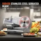 180W Electric Meat Deli Food Slicer 7.5 Inch Stainless Steel Blade Adjustable