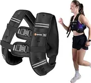 Body Sport Weighted Vest, 15 lb. - Adjustable Fitness Vest for Strength Training, Running, Walking, and Endurance Workouts