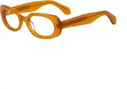[BETSION] Vintage Spring Hinges Glass Acetate Square Eyeglasses Frames Unisex for Men Women