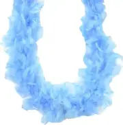 Country Blue 45 gm 72 in 6 Ft Mardi Gras Chandelle Feather Boa