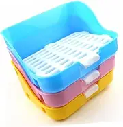 GANAZONO Dog Litter Tray Pet Training Pad Portable Pee Pad Privacy Fence Indoor Dog Potty Random Color
