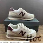 【HOT】 NEW BALANCE 574 白紅 紐巴倫 緩震 休閒 運動 慢跑鞋 男女款 WL574RCF