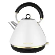 Morphy Richards 1.5L Ascend Soft Gold Kettle - White