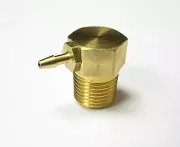 1pc 1/16" ID Hose x 1/8" NPT 90º Brass Elbow Fitting Air MettleAir 139-1A-SB