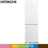在飛比找PChome24h購物優惠-HITACHI 日立 313公升變頻琉璃兩門冰箱RBX330