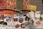36 Piece Halloween Theme Ephemera Lot Vintage Style for Junk Journal Scrapbook