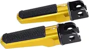 Foot Peg Brackets For S1000 R Rr S1000R 14-19 S1000Rr 2009-2019 2015 2016 2017 2018 Motorcycle Cnc Rear Passenger Footrest Foot Pegs Pegs Bracket(Color:XGold)