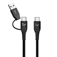 在飛比找PChome24h購物優惠-innowatt 二合一 USB-A / USB-C to 