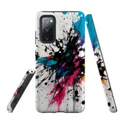 For Samsung Galaxy S20 FE Tough Protective Cover, Dark Splatter