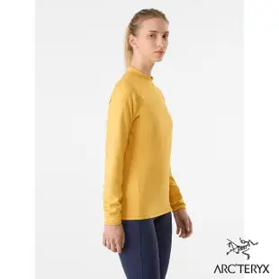 【Arcteryx 始祖鳥】女 Motus 長袖圓領衫(琥珀黃)