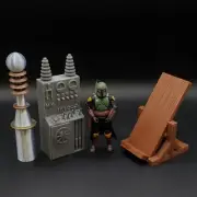 CUSTOM FRANKENSTEIN LAB for 3.75" UNIVERSAL MONSTERS STAR WARS FIGURE DIORAMA