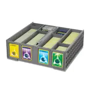 BCW Collectible Card Bin Storage for Trading Cards - 3200 (Gray)