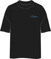 Junk Food Clothing Clothing Carolina Panthers Womens Mock Neck Tee