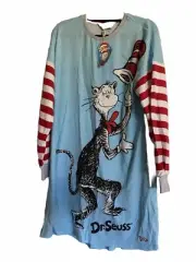 NEW PETER ALEXANDER CAT IN THE HAT WINTER NIGHTIE Size M long sleeves RRP$89.95