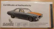 1/18 Holden HQ Monaro GTS, COA Only, Classic Carlectables