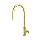 Belling Design Collection Slim Gooseneck Pull-Out Mixer Tap Light Gold Finish