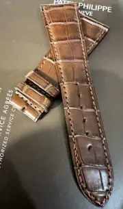 Patek Philippe Watch Strap A63-B 24 x 18 mm BROWN Alligator Swiss Made NWT