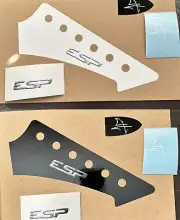 James Hetfield ESP Snakebite vinyl decal headstock logo 4 diy guitar project