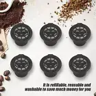 6Pcs Reusable Capsules Coffee Pods Filters Baskets For Nespresso Machine AU
