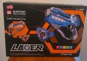 IJO Laser Tag Two Player Set Supports Multiplayer Melee ~ New in Box #2120C