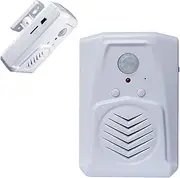 PIR Motion Sensor Activated Sound Player Speaker with USB Cable, Download Your own MP3 Audio Files to Play Speech, Music or Sound Effects (White)