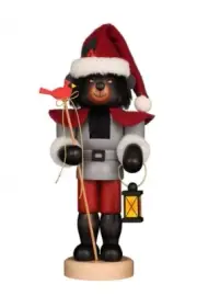 New in Box -Teddy Kris Kringle - The Black Bear Ulbricht Nutcracker - 32-597