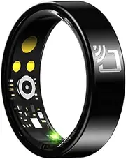Ceramic Smart Ring | Sleep Exercise Monitor | Health Management | 5-7 Days of Battery Life | Magnetic Charging Case | 8 Sports Modes | 5ATM Waterproof | Android 5.1 & iOS 8.0 | Men & Women (9)